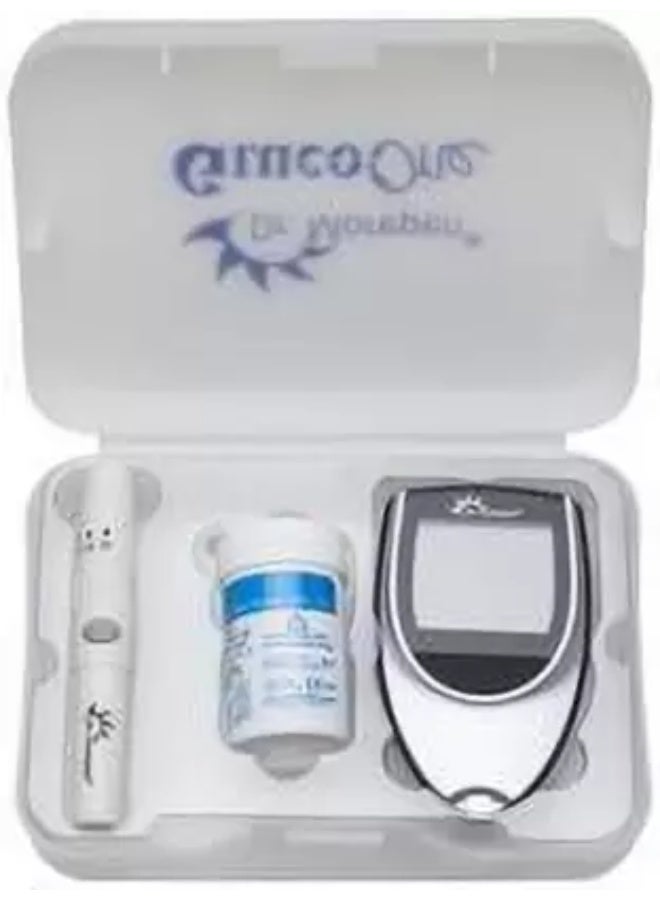 دكتور.موربين دكتور موريبن BG-03 جلوكو وان جهاز قياس السكر مع 25 شريط اختبار مجاني داخل الصندوق - Image 1